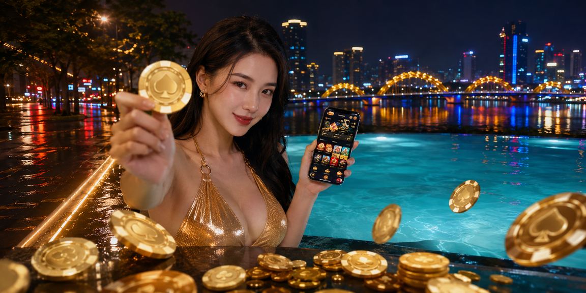 Người dùng tại Đà Nẵng trải nghiệm ứng dụng casino trực tuyến ban đêm