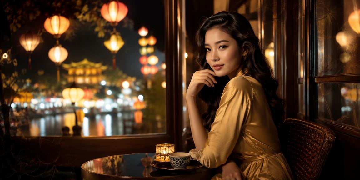 Người dùng tại Huế thưởng thức game slot online cùng ly cà phê Việt Nam